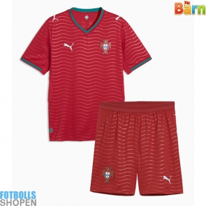 Billiga Portugal Hemmatröja Barn VM 2026 Kortärmad (+ Korta byxor)